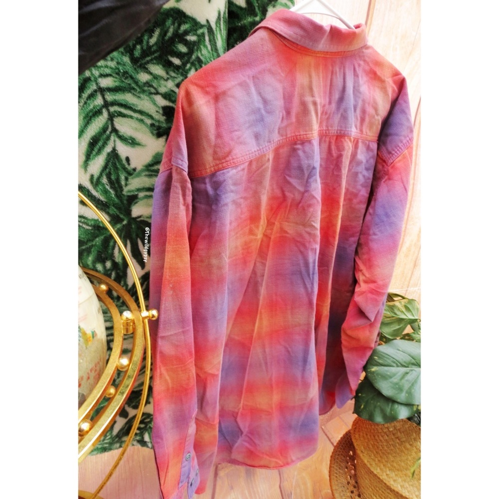 Vintage wrangler western oversized button down 🍃 - Picture 4 of 6